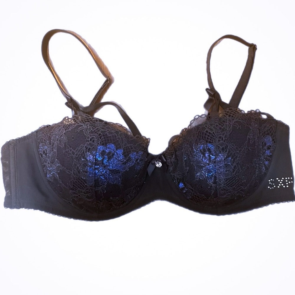 Savage X Fenty Iridescent Caged Lace Bra
